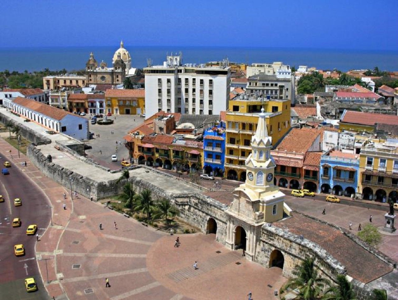 Panóramica de Cartagena, Centro Histórico